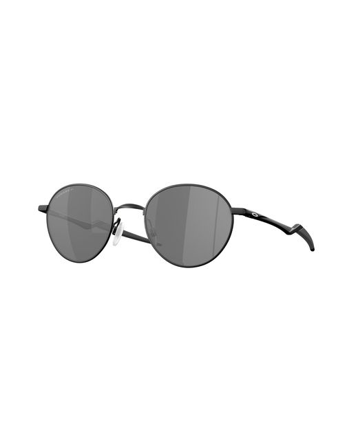 Oakley Black Oo4146 Terrigal 414604 Sunglasses Metal Round Polarized Prizm for men