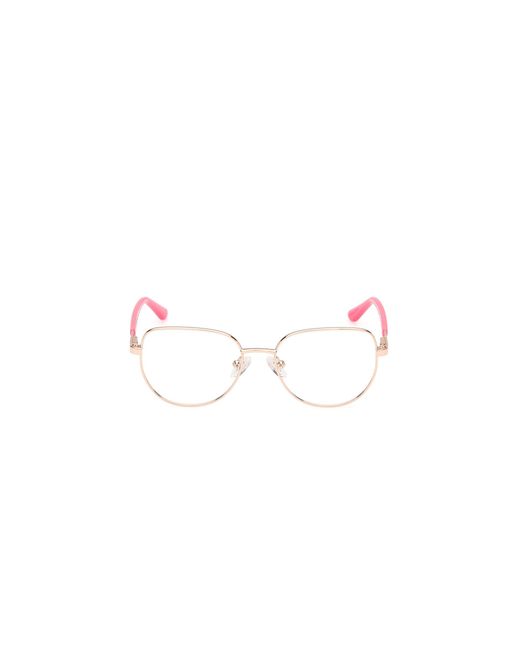 Guess Black Gu50140 028 Optical Frames Metal Round Normal