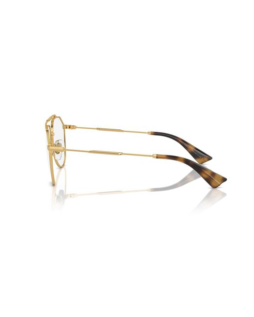 Dolce & Gabbana Black Dg1353 02 Optical Frames Metal Transparent Pilot Normal for men