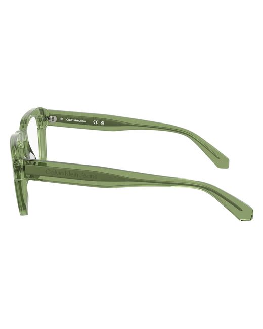 Calvin Klein Green Ckj25610 305 Optical Frames Acetate Squared Normal for men