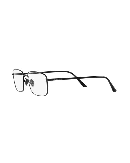 Giorgio Armani Black Ar5133 3001 Optical Frames Steel Transparent Squared Normal for men