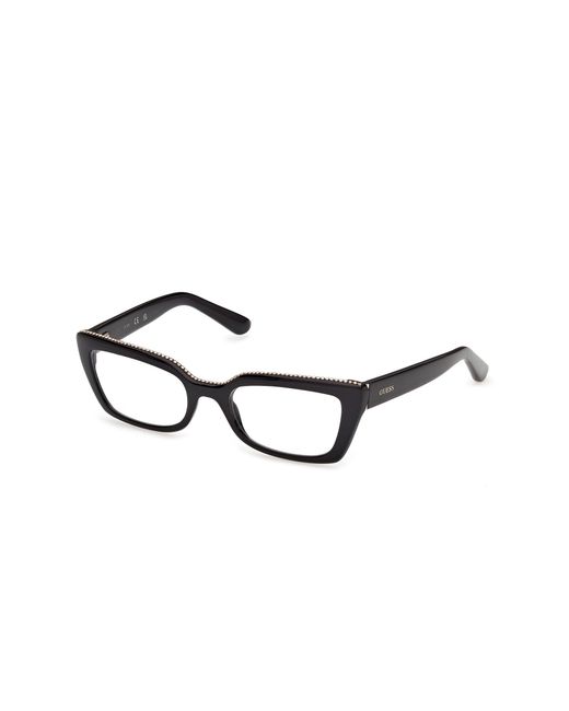 Guess Black Gu50360 001 Optical Frames Acetate Squared Normal