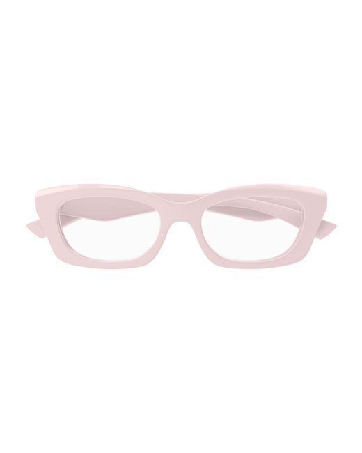McQueen Black Am0474O 005 Optical Frames Acetate Transparent Squared