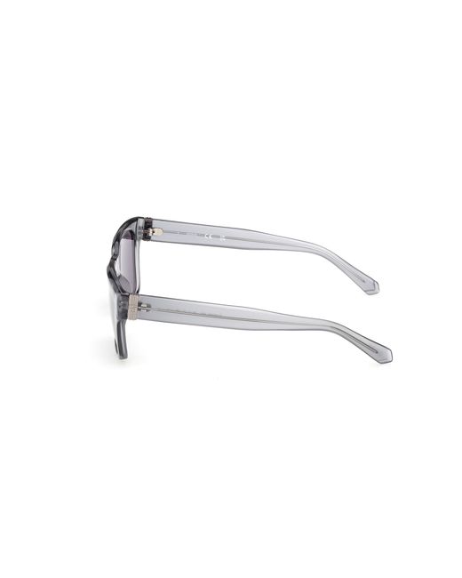 Guess Black Gu00299 20Y Sunglasses Injected Squared Normal for men