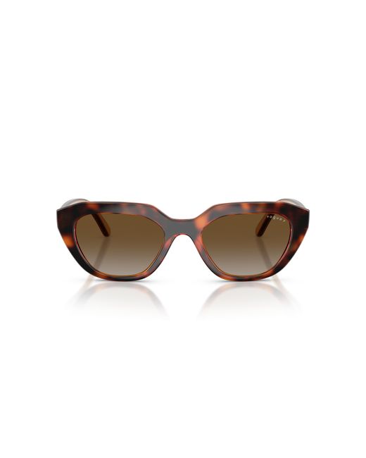 Vogue Eyewear Black Vo5711S W656T5 Sunglasses Nylon Geometric Polarized Nuanced