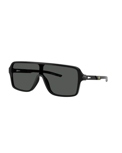 FERRARI SCUDERIA Black Fz6022U 504/87 Sunglasses Injected Squared Normal for men