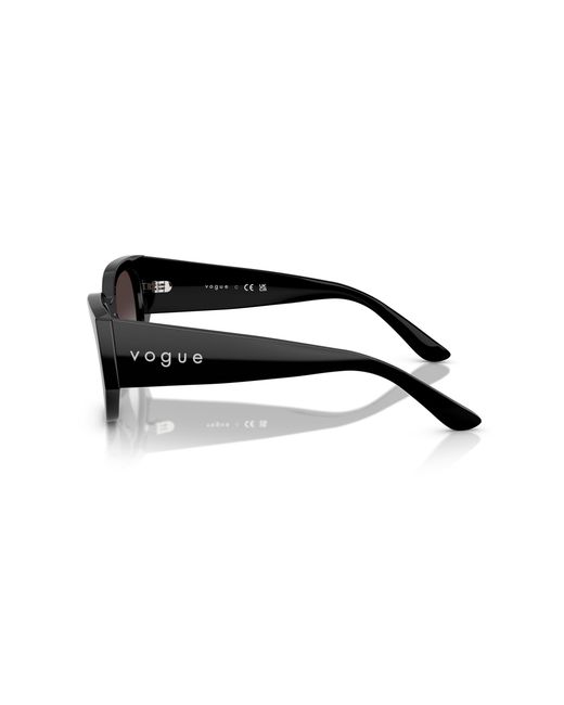 Vogue Eyewear Black Vo5641Su W44/8G Sunglasses Acetate Geometric Normal Shaded