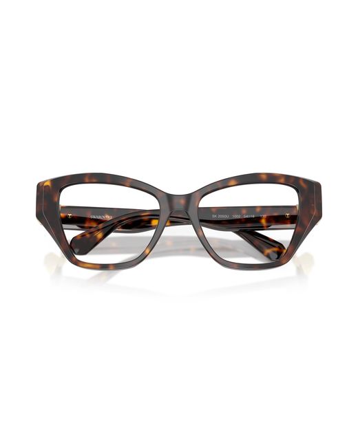Swarovski Black Sk2050U 1002 Optical Frames Acetate Cat Eye Normal