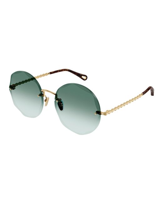 Chloé Black Ch0254S 003 Sunglasses Metal Round