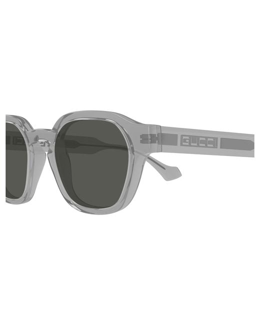 Gucci Black Gg1730S 004 Sunglasses Injected Round for men