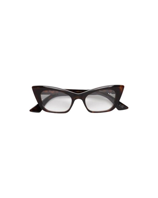 Marni Black Kog Nezia Dark Optical Frames Acetate Cat Eye
