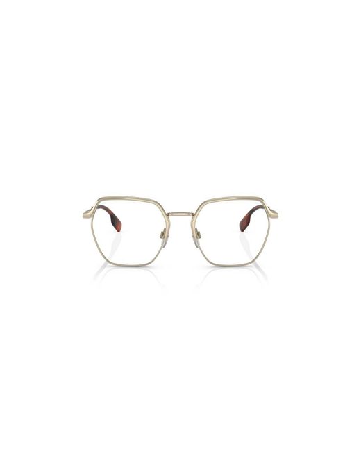 Burberry Black Be1371 Angelica 1109 Optical Frames Metal Transparent Geometric Normal