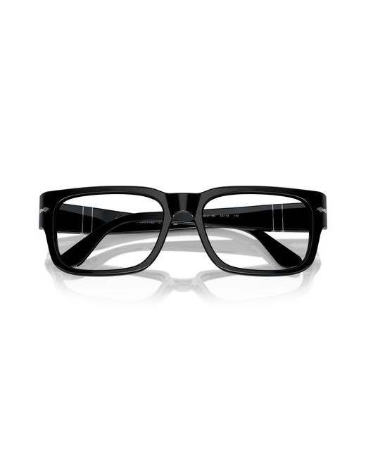 Persol Black Po3315V 95 Optical Frames Acetate Transparent Squared Normal for men