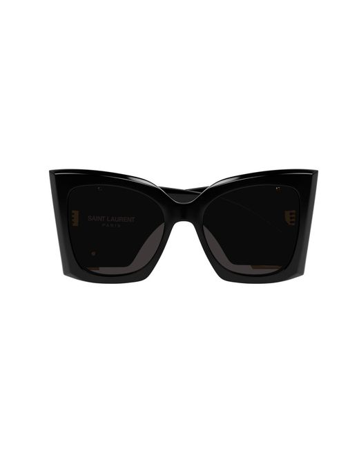 Saint Laurent Black Sl M119 Blaze 001 Sunglasses Acetate Cat Eye Normal