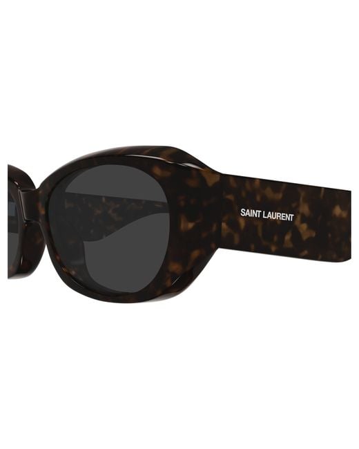 Saint Laurent Black Sl 868/F 002 Sunglasses Bio-Injected Round