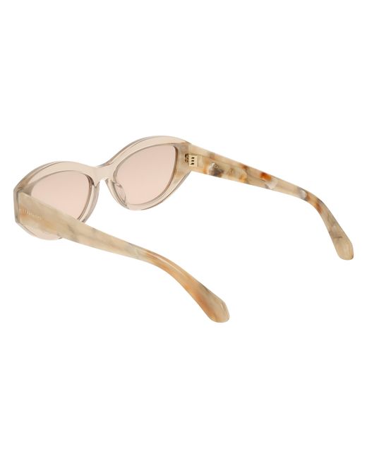 Ferragamo Black Sf2104S 252 Sunglasses Acetate Round Normal
