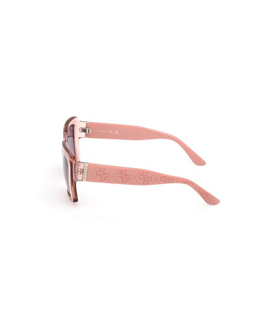 Guess Black Gu00200 72F Sunglasses Injected Squared Normal