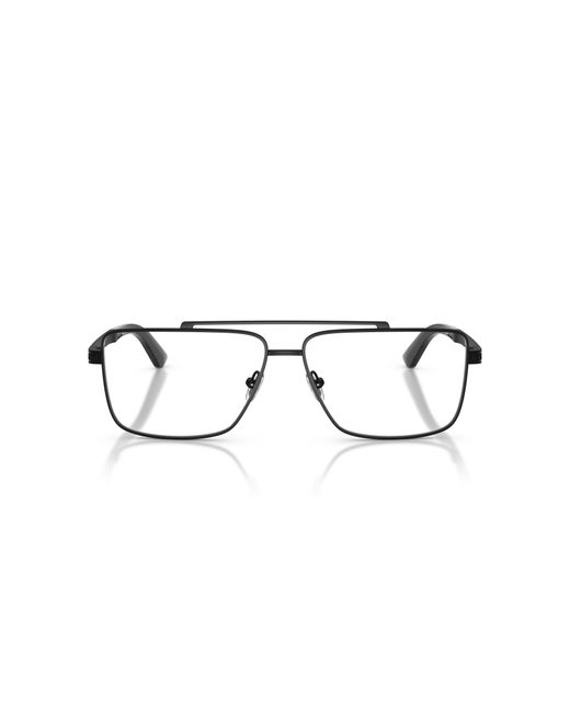 Versace Black Ve1315 1261 Optical Frames Metal Transparent Squared Normal for men