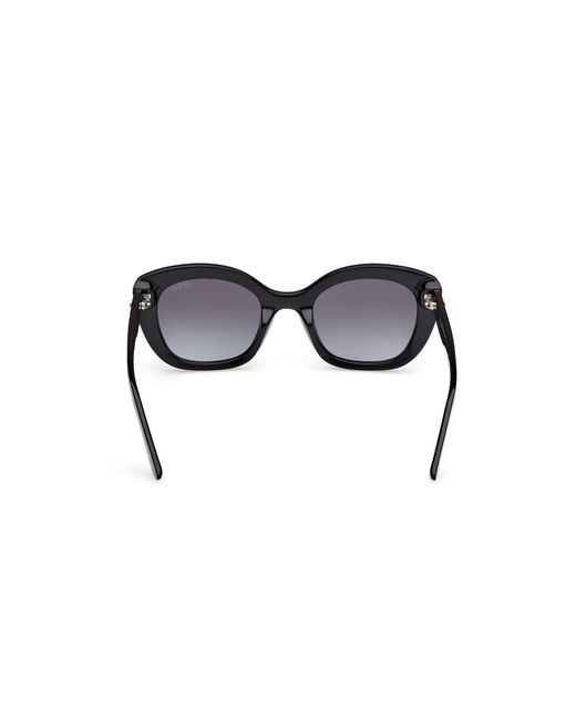 Guess Black Gu00196 01B Sunglasses Injected Smoke Squared Normal