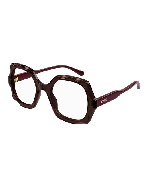 Chloé Black Ch0228O 002 Optical Frames Acetate Transparent Squared