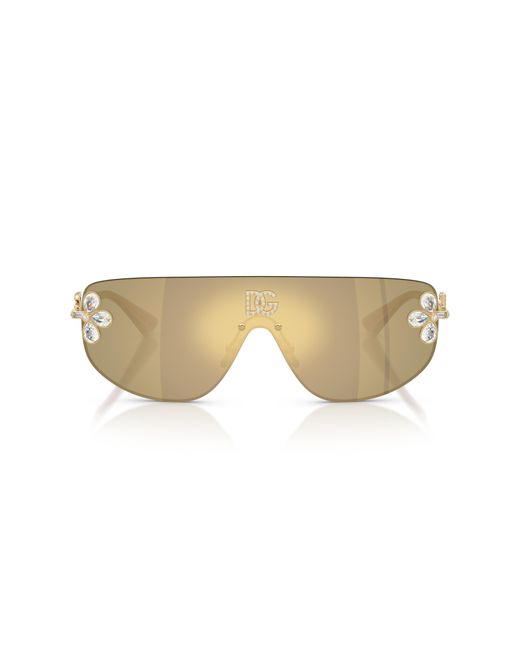Dolce & Gabbana Black Dg2333B 02/03 Sunglasses Metal Squared Normal