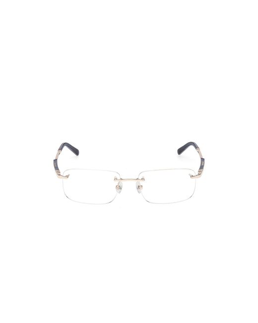 Timberland Black Tb50075 032 Optical Frames Metal Squared Normal for men