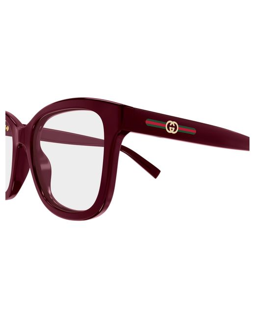Gucci Black Gg2104O 003 Optical Frames Injected Transparent Squared