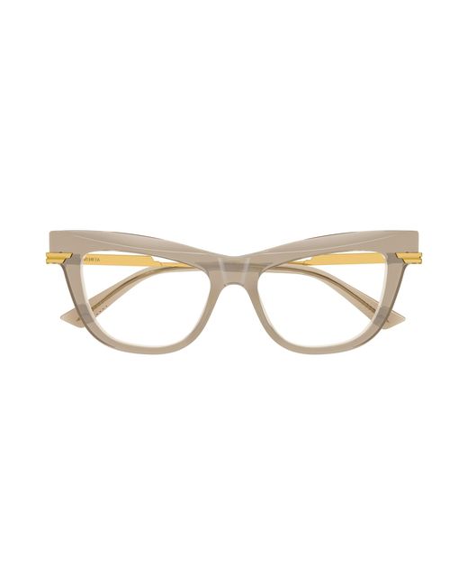Bottega Veneta Black Bv1266O 006 Optical Frames Acetate Transparent Cat Eye