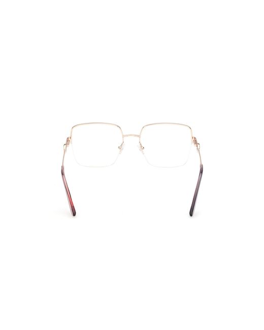Guess Black Gu50347 028 Optical Frames Metal Squared Normal