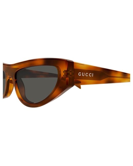 Gucci Black Gg1919S 004 Sunglasses Acetate Cat Eye