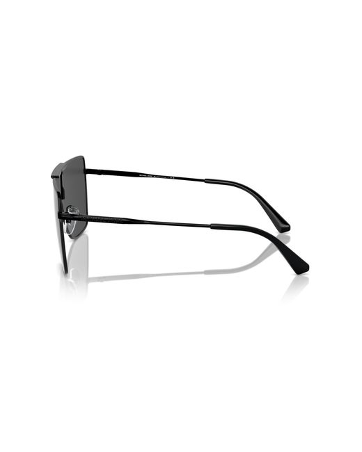 Michael Kors Black Mk1152 Snowmass 10056G Sunglasses Metal Squared Normal Mirror for men