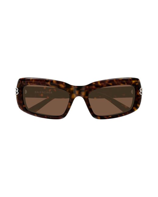 Balenciaga Black Bb0432S 002 Sunglasses Acetate Squared