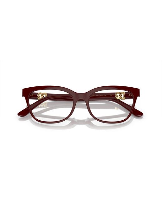 Dolce & Gabbana Black Dg5106U 3091 Optical Frames Injected Transparent Butterfly Normal