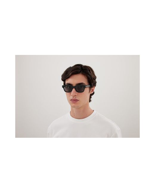 McQueen Black Am0497S 004 Sunglasses Acetate Squared