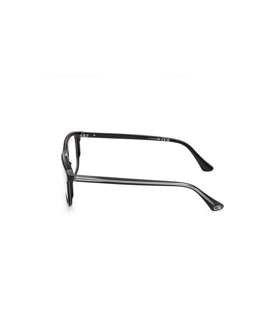 Web Black We5456 005 Optical Frames Acetate Squared Normal for men