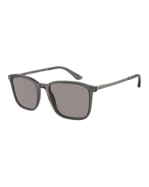 Giorgio Armani Black Ar8197 6036M3 Sunglasses Acetate Squared Photochromatic for men