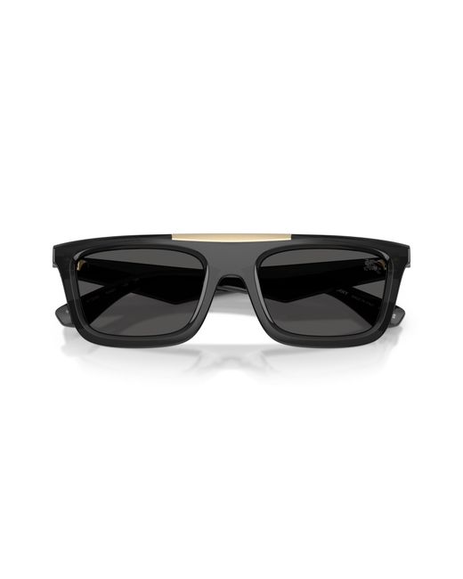 Burberry Black Be4451U 411287 Sunglasses Injected Squared Normal for men