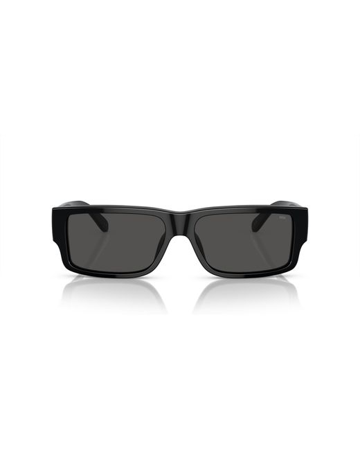 DIESEL Black Dl2003 701/87 Sunglasses Acetate Squared Normal for men