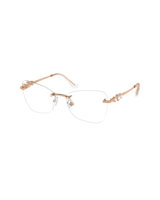Swarovski Black Sk1014 4014 Optical Frames Metal Butterfly Normal