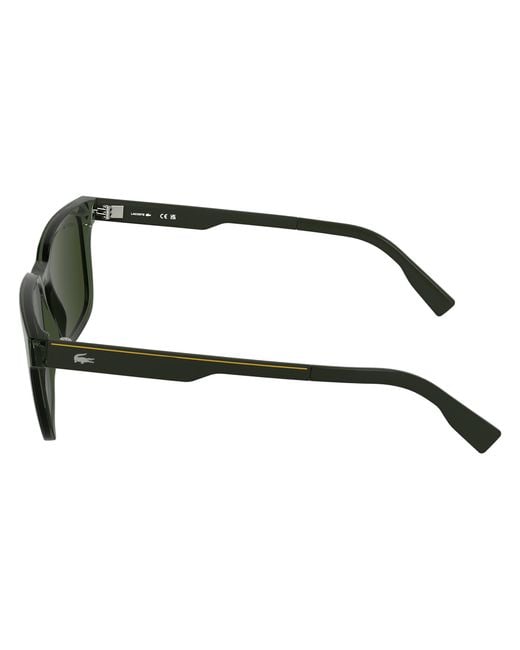 Lacoste Black L6077S 301 Sunglasses Bio-Inject Squared Normal for men