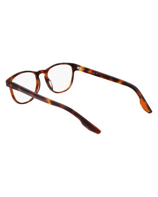 Nike Black 7162 240 Optical Frames Recycled Pet Round Normal for men