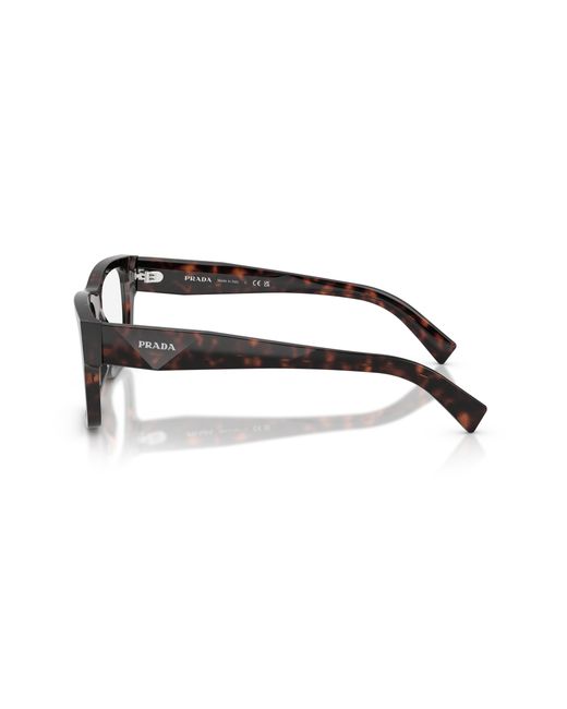 Prada Black Pr C01V 17N1O1 Optical Frames Acetate Pillow Normal for men