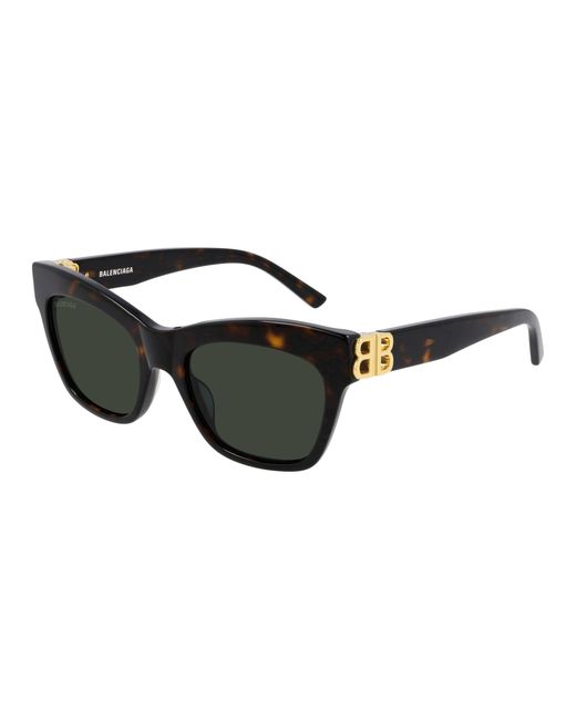 Balenciaga Black Bb0132S 002 Sunglasses Acetate Cat Eye Normal