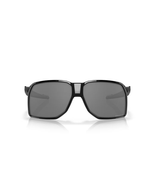 Oakley Black Oo9446 Portal 944604 Polished Sunglasses Plastic Squared Polarized Prizm for men