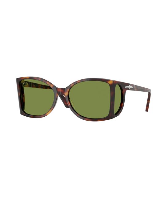 Persol Green Po0005 24/4E Sunglasses Acetate Squared Normal for men