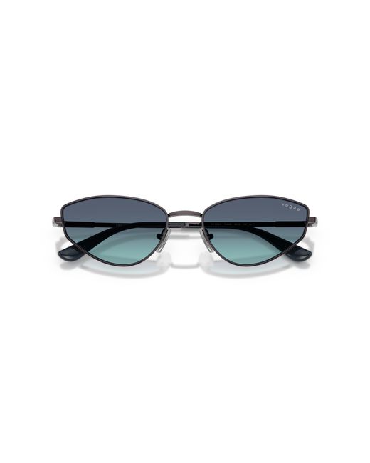 Vogue Eyewear Black Vo4339S 51494S Sunglasses Metal Cat Eye Normal Nuanced