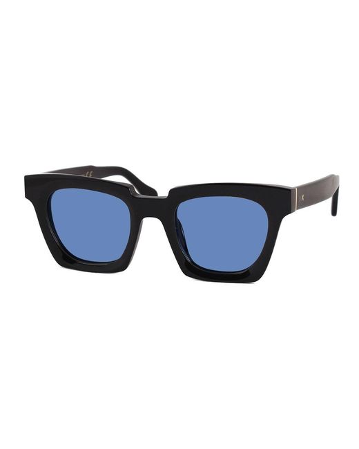Xlab Blue Stewart Sunglasses Acetate Squared Polarized