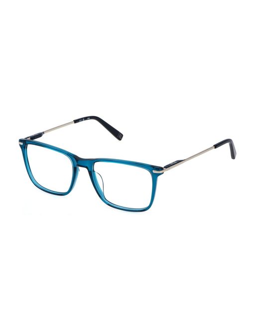 Fila Black Vfi720 0G35 Optical Frames Acetate Squared for men