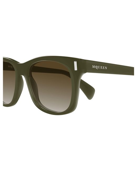 McQueen Black Am0551S 003 Sunglasses Acetate Squared for men