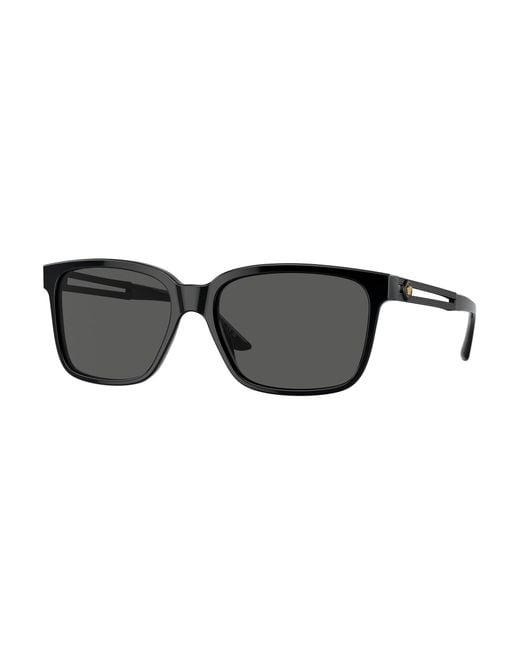 Versace Black Ve4307 533287 Sunglasses Acetate Squared Normal for men